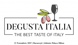 Comunicat Presa Degusta Italia sărbătorită și la București, pe 22 noiembrie 2017 